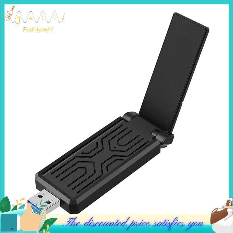 Adaptador Wi-Fi jellyfish AX5400 , Placa De Rede USB , 6e , Dongle Tri-Band Para Pc , Desktops , Laptop , 10 , 11 , Driv