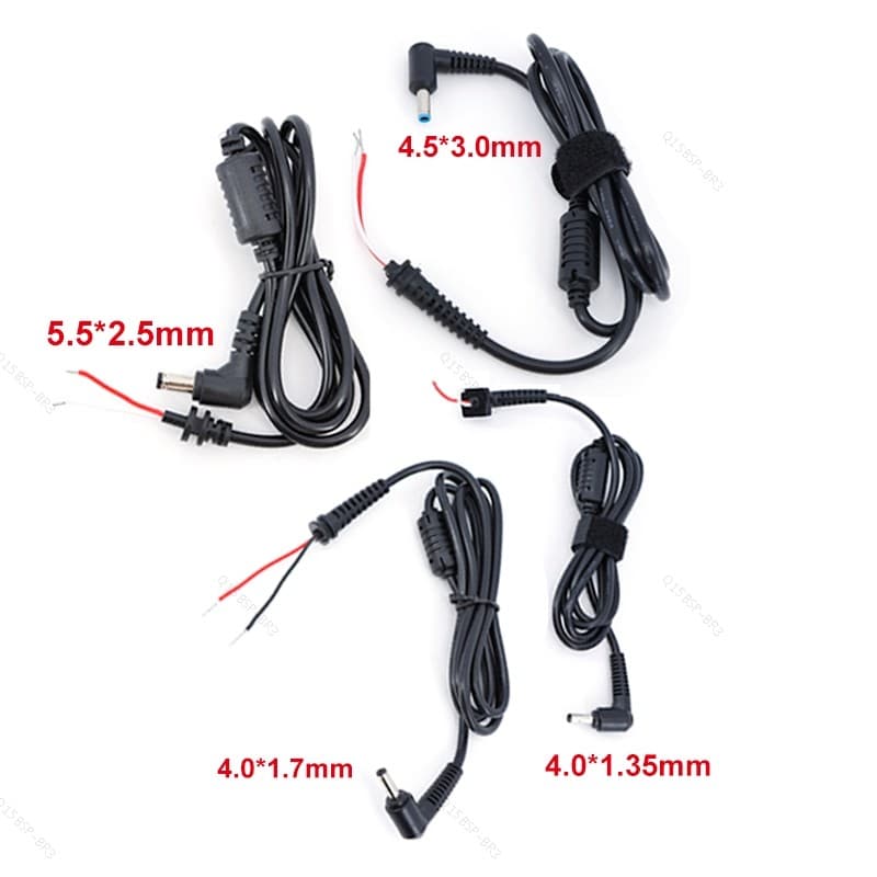 Cabo De Alimentação DC 20AWG 5A 5.5x2.5 4.5x3.0 7.4x5.0 4.0x1.7mm Adaptador De Tomada Para PC Laptop Carregador BR15B3