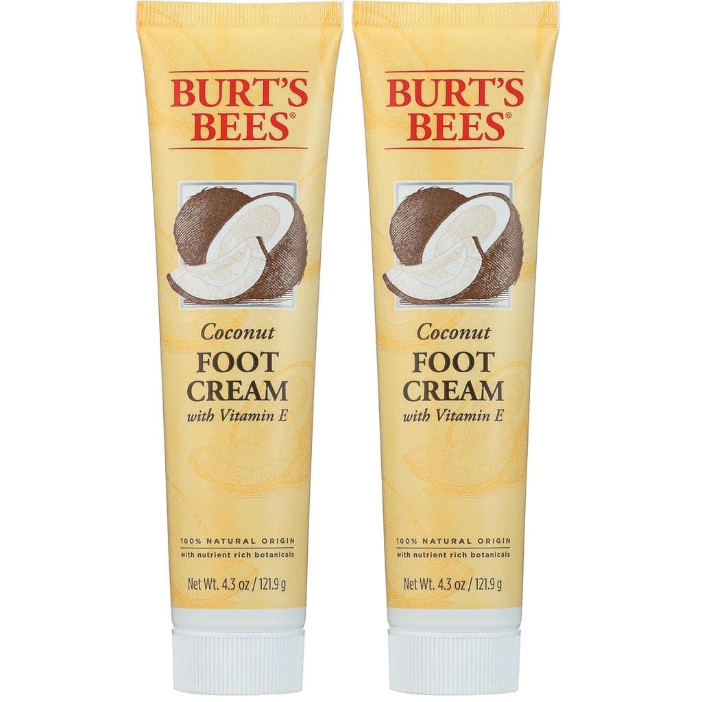 Creme para os Pés com Óleo de Coco Burt's Bees, Embalagem Pode Variar, 4,3 Oz (Pacote com 2) R6BQ