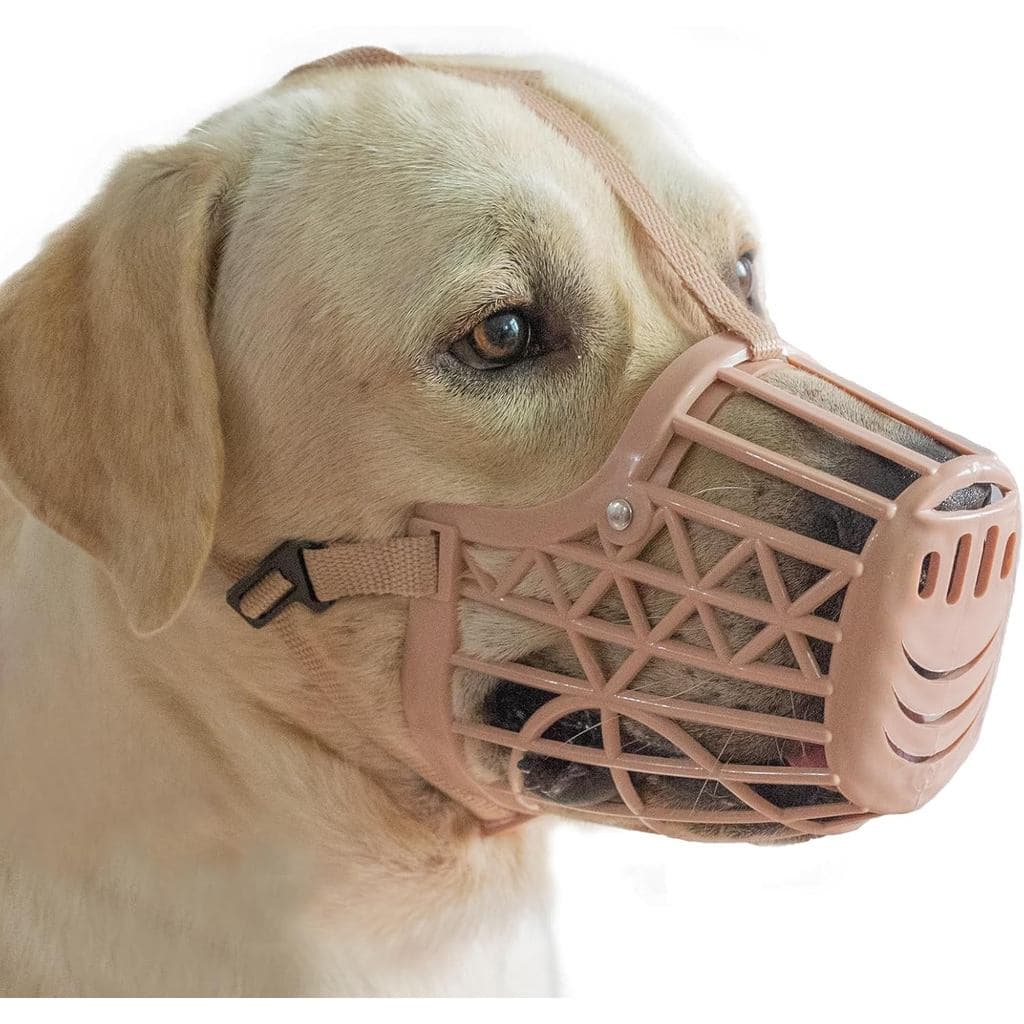 Focinheira de Cesto para Cães Grandes, Médios e Pequenos, Focinheiras de Gaiola para Prevenir Mordidas, Mastigação, Lamb