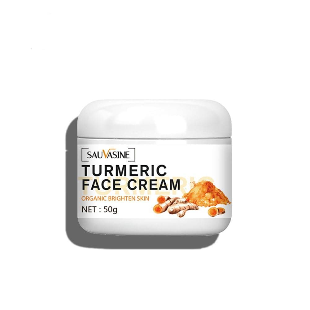 Creme Facial de Cúrcuma, Creme Anti-Envelhecimento, Creme Reparador Facial, Hidratante Facial de Cúrcuma para Manchas Es