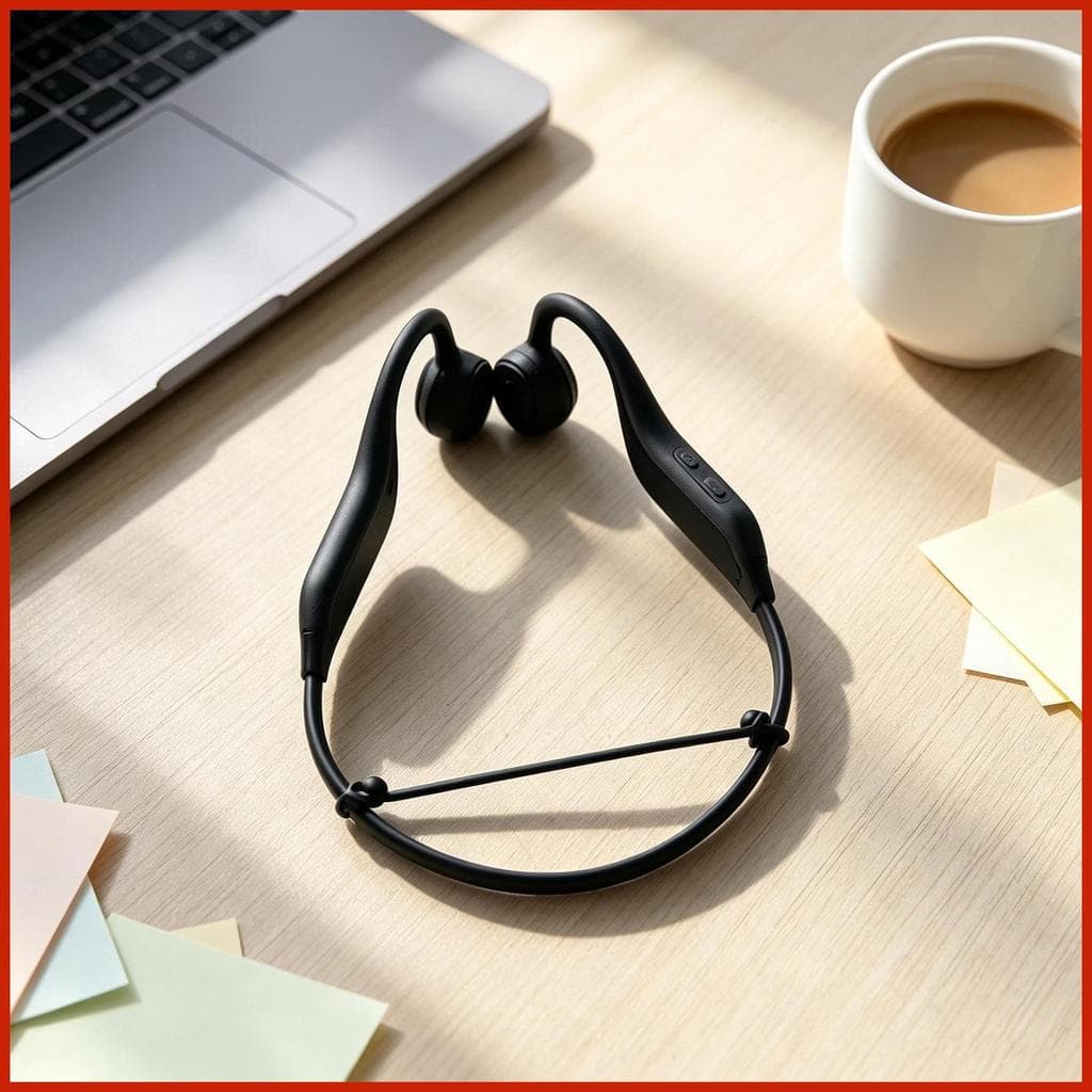 Correia De Fones De Ouvido De Condução Óssea , 10 Peças , Ajustador Antiderrapante De Silicone , Retentor Aberto Para Co