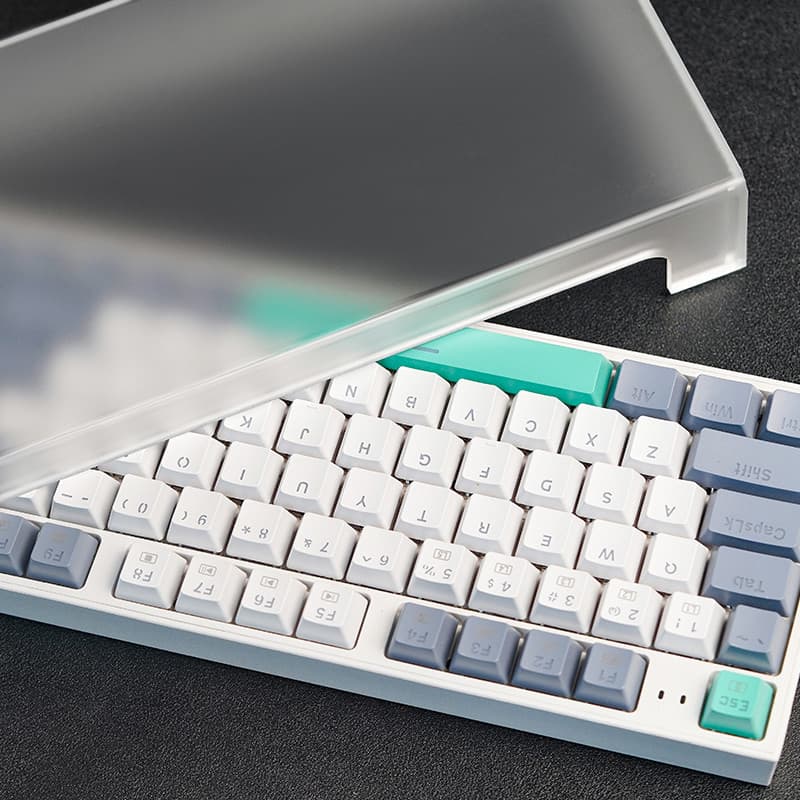 2026 Novo produto Capa Anti-poeira para teclado Capa para Mouse Capa mecânica Desktop Fosco Acrílico transparente 104 te
