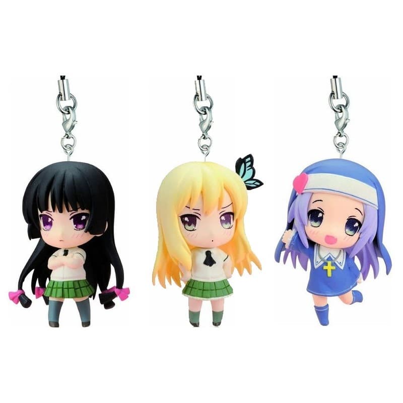 Frete grátis novo estilo revista de Anime japonês meus amigos raro conjunto de 3 peças saco pingente chaveiro pingente d