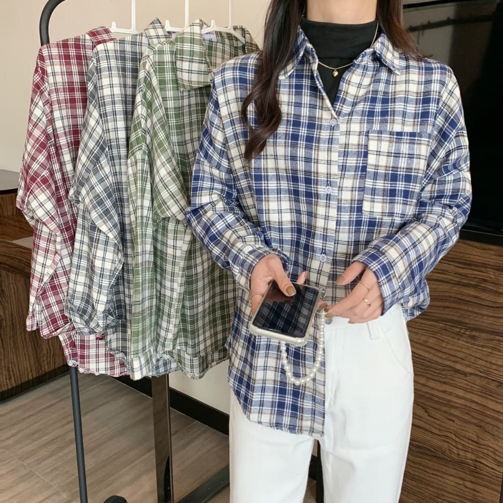 Real Shot Hong Kong sabor outono inverno Design nicho topo 2021 senhoras camisa All-Match elegante verificado camisa jaq