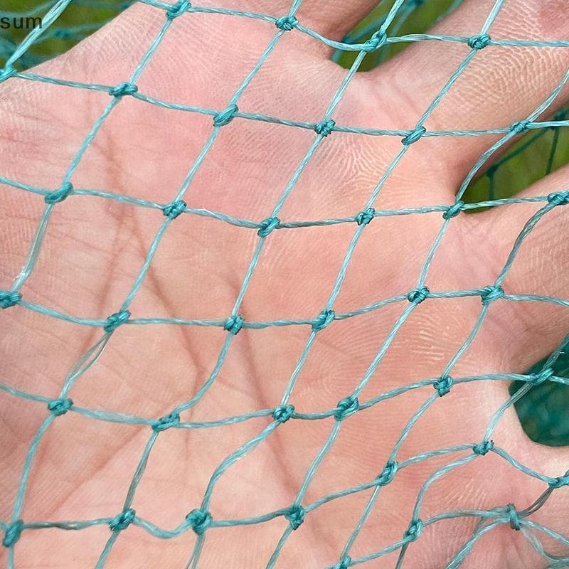 [sum] Bolsa De Rede De Proteção De Peixes Com Fio De Nylon De 18 Fios Thiened Olhos Densos , Pesca Anti-Pendurado E Seca
