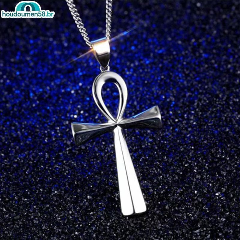 HOUDO Pingente Egípcio Ankh Crucifixo Nelaces Pingentes Joias Presentes Correntes