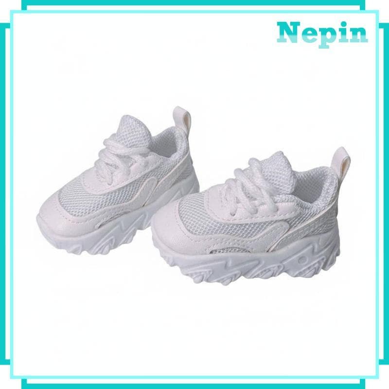 [Nepin] Sapatos De Boneca BJD Com Detalhes Realistas , Tênis Acabamento Fino Têxteis Minúsculos