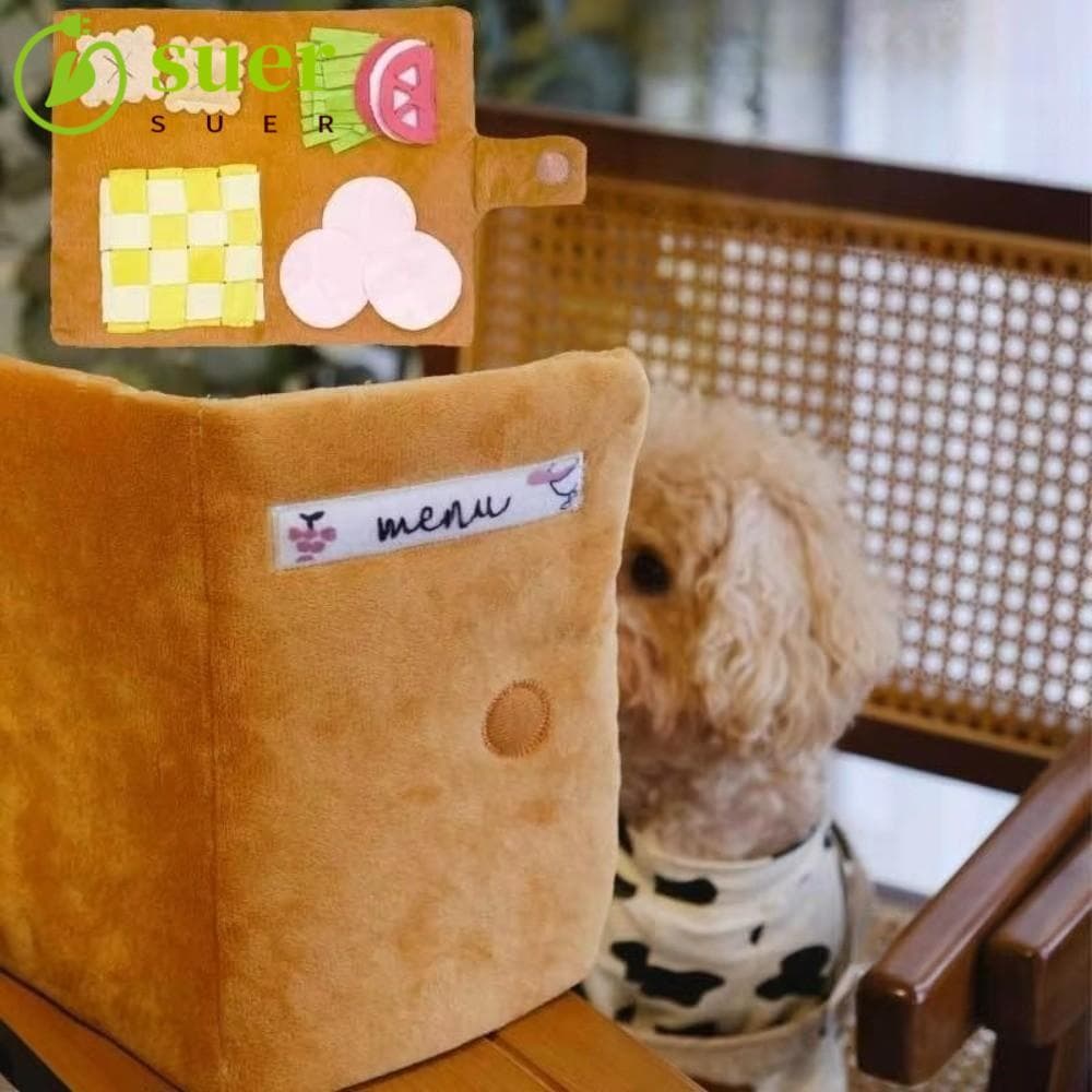 Brinquedo Quebra-Cabeça Para Cães SUER1YE , Menu De Cachorro De Alimentação Lenta De Pelúcia , Tapete Interativo Simples