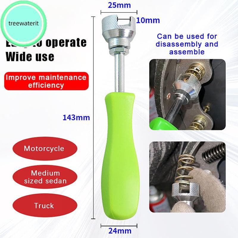 treewaterit Ferramenta De Instalação De Reparo De Freio De Tambor De Carro , Arruela De Fixação , Compressor De Sapato D