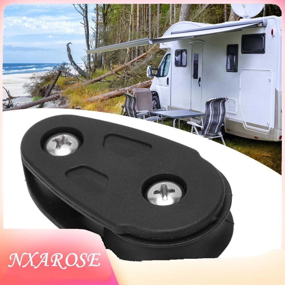 Nxarose Nxarose 2 peças ka polia de nylon resistente, bloco marinho, polia para navio, iate, canoa, carrinho, kit de