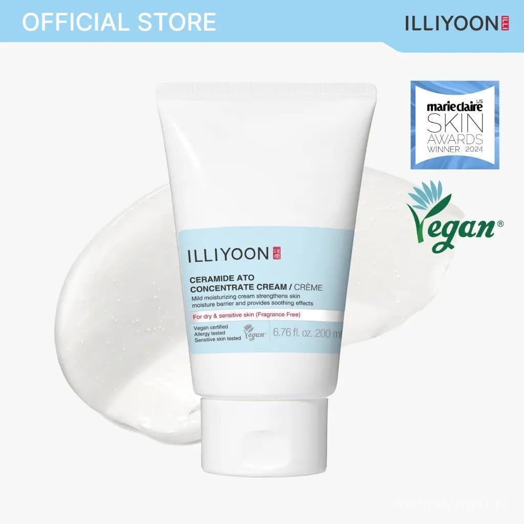 [ILLIYOON] Concentrado de Ceramida Ato | Hidratante para Pele Seca e Sensível, Duração de 100 Horas