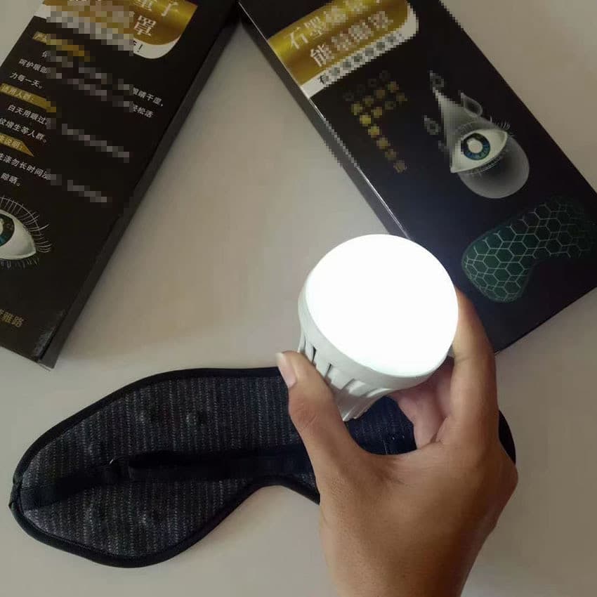 Máscara para os olhos com energia de grafeno Tomarina com ímã de íon negativo ajuda a dormir a aliviar a fadiga dos olho
