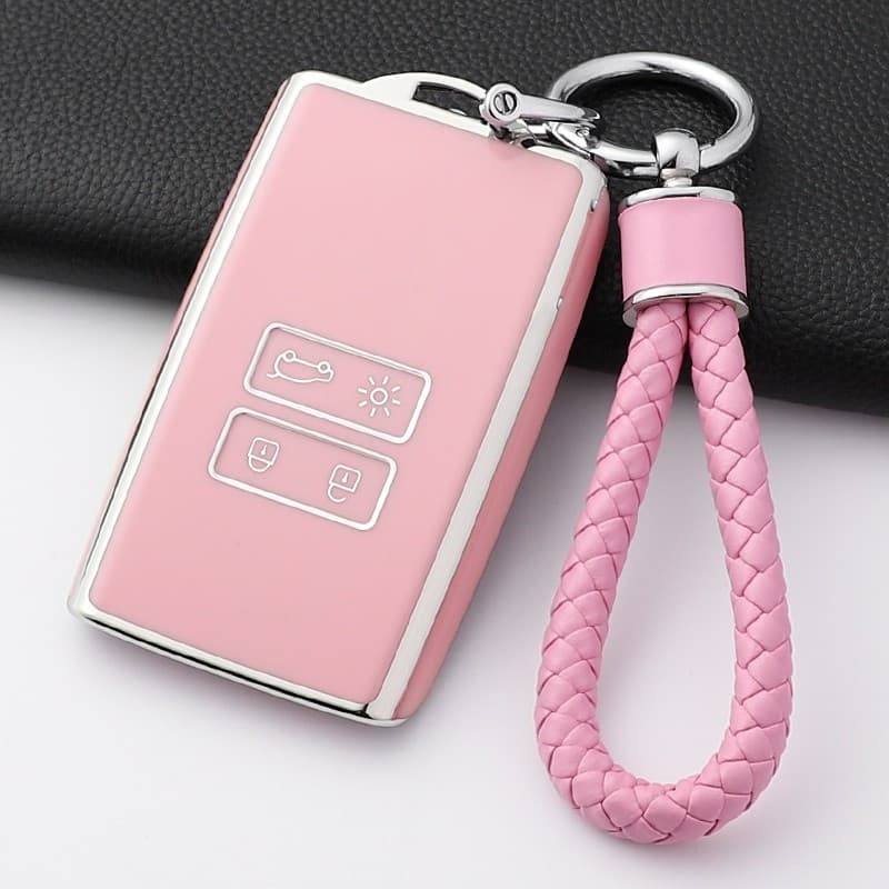 Capa de TPU para Chave de Carro Renault Koleos Kadjar Clio Megane Captur Espace Kangoo Sandero Talismã Acessórios L3HB