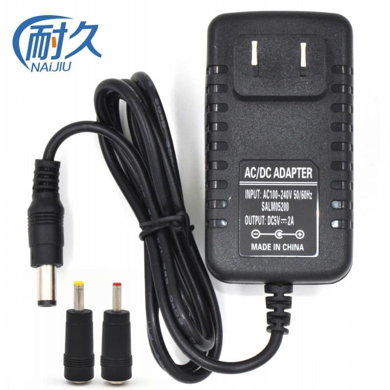 Adaptador de alimentação 5V2A Monitoramento Hermedi Internet TV Top Box Tmall Magic Box Carregamento de cabo de alimenta