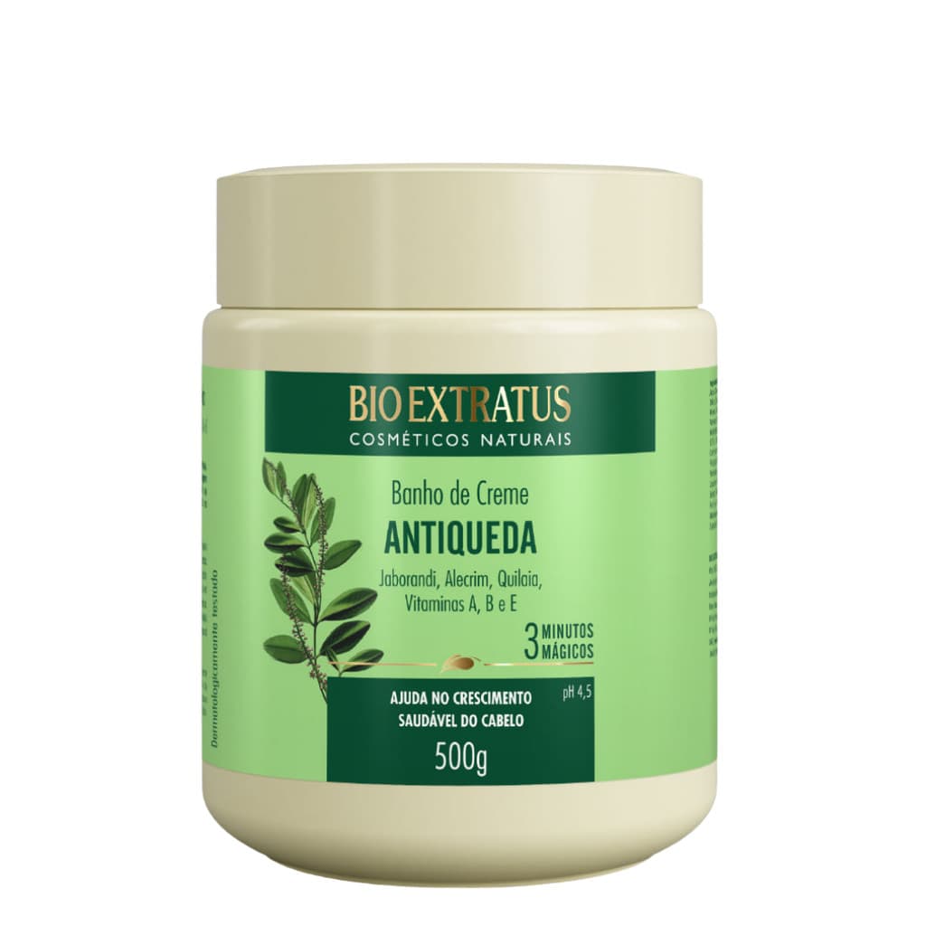 Banho de Creme Bio Extratus Antiqueda Jaborandi 500g
