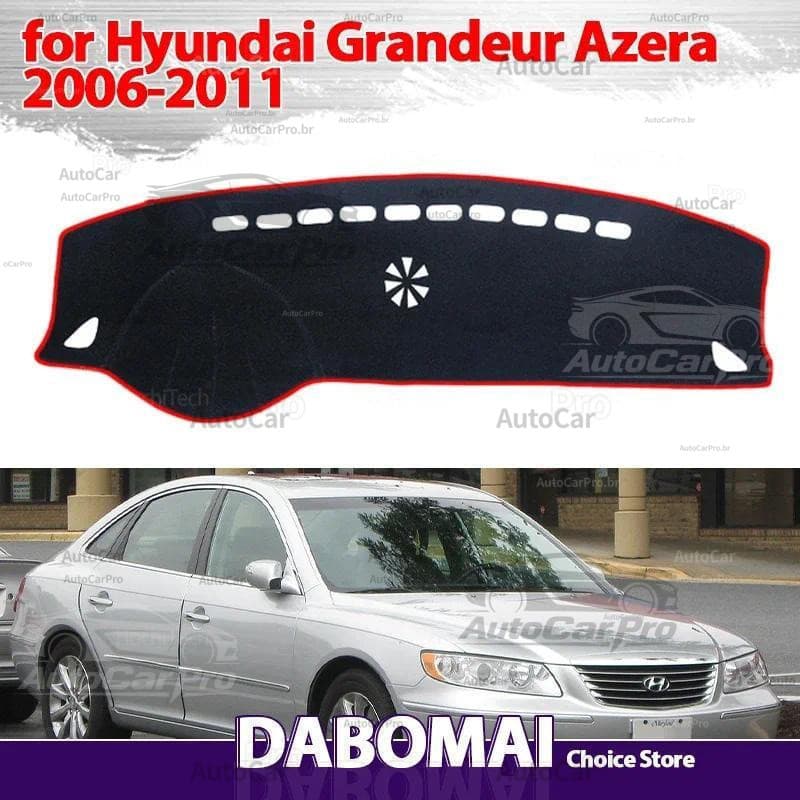 Tapete Antiderrapante para Painel de Carro, Protege o Assento e Faz Sombra do Sol para Hyundai Grandeur Azera ATFK
