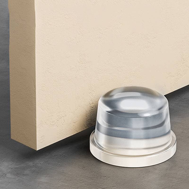Home EE 1/3/5PCS Rolha De Porta De Silicone Transparente Sem Broca Almofada Anti-Colisão Para Escritório Proteção De Seg