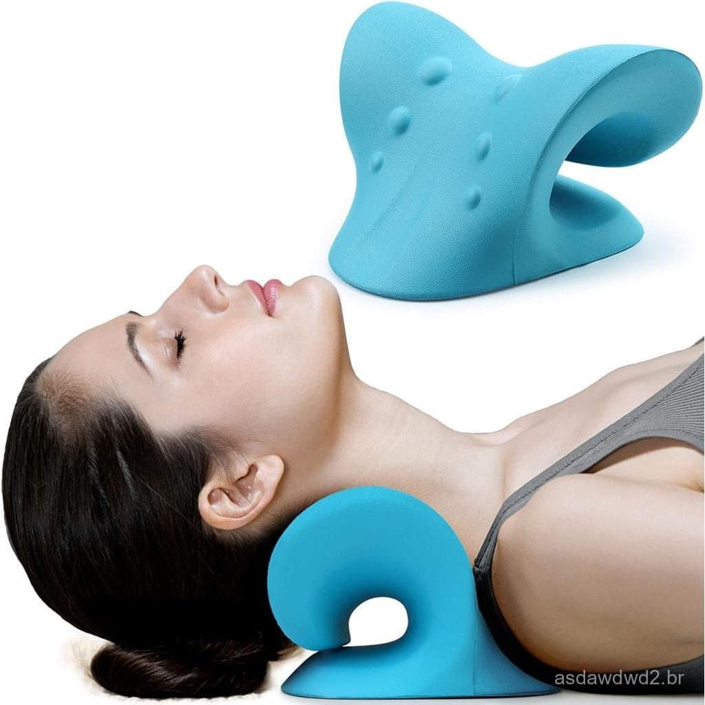 RESTCLOUD Relaxador de Pescoço e Ombros, Dispositivo de Tração Cervical para Alinhamento da Articulação Temporomandibula