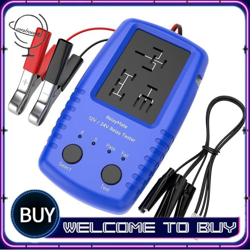Testador De Relé De Carro RelayMate RT360 12V 24V Detector Eletrônico Automotivo 4PIN 5PIN Ferramenta De Diagnóstico