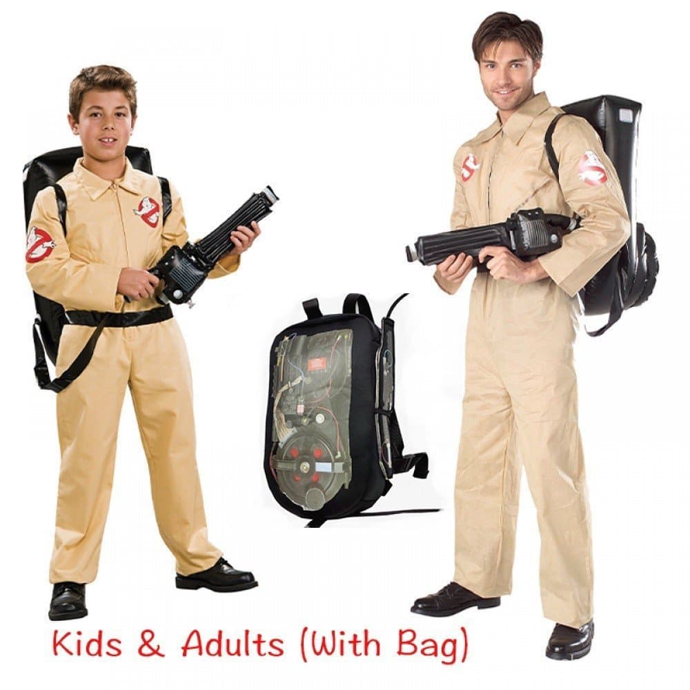 Uniformes Caça-Fantasmas Traje cosplay Fantasia Arma Quantum Pack de Halloween