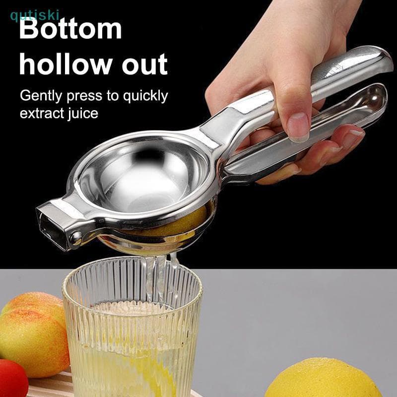 Processador Espremedor Manual De Aço Inoxidável QUTI , De Limão , Laranja , Frutas , Clipe Doméstico , Prensagem De Aces