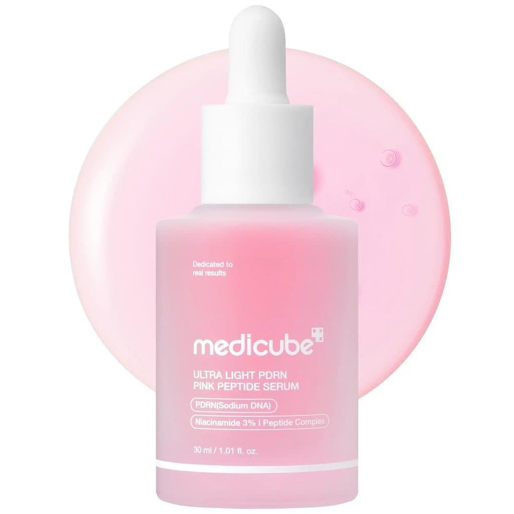 [NOVO][medicube]UltraLightPDRNPinkPeptideSer | Sérum Hidratante Leve com PDRN de Salmão e Ácido Hialurônico | Absorção R
