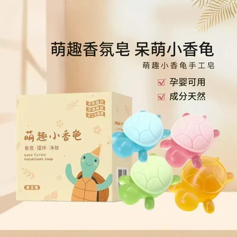 Bonito diversão pequena tartaruga perfumada crianças brinquedos dos desenhos animados ornamentos bonitos artesanal óleo