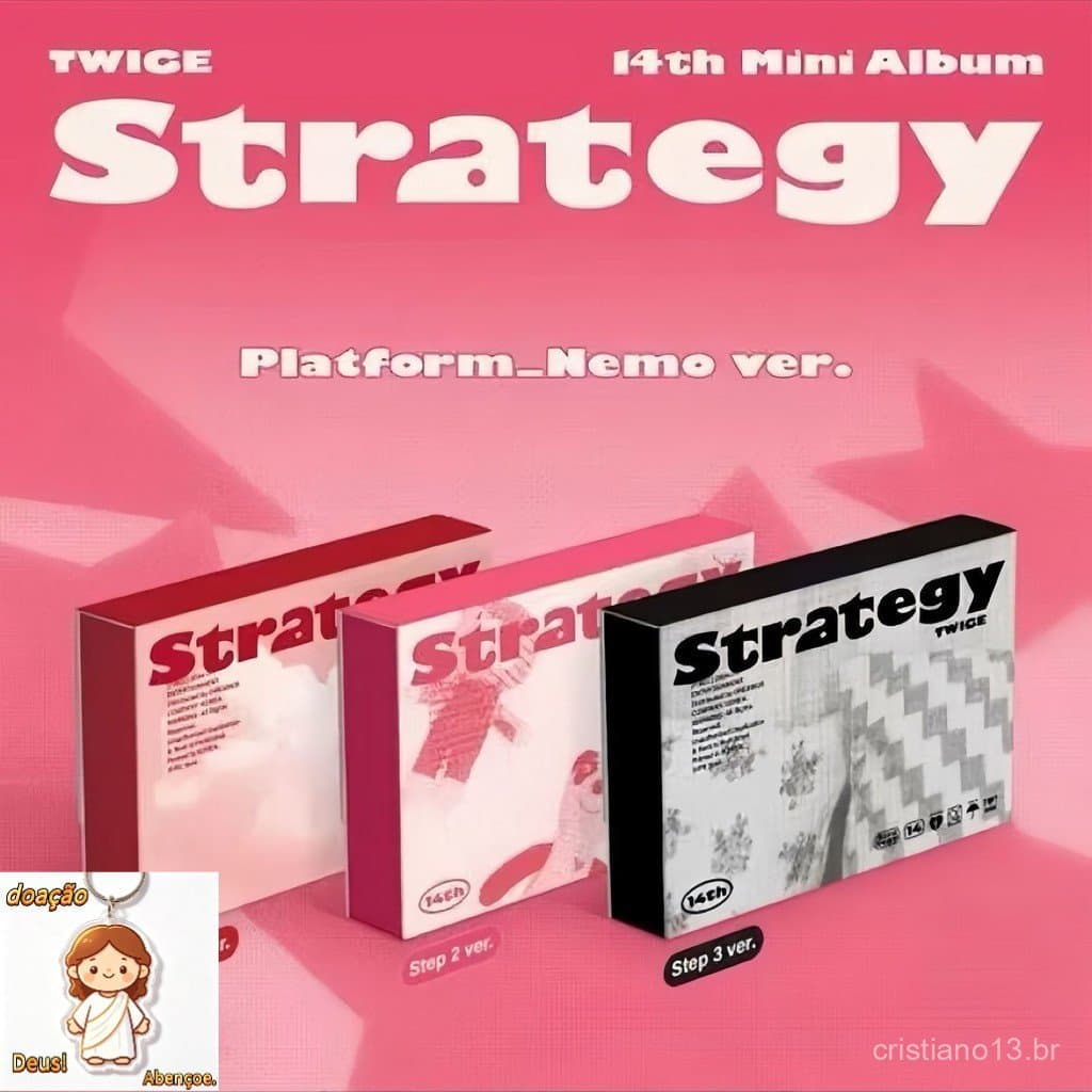 Twice [STRATEGY] 14º Mini Álbum NEMO Platform/1 QR + 10 Cartões Fotográficos
