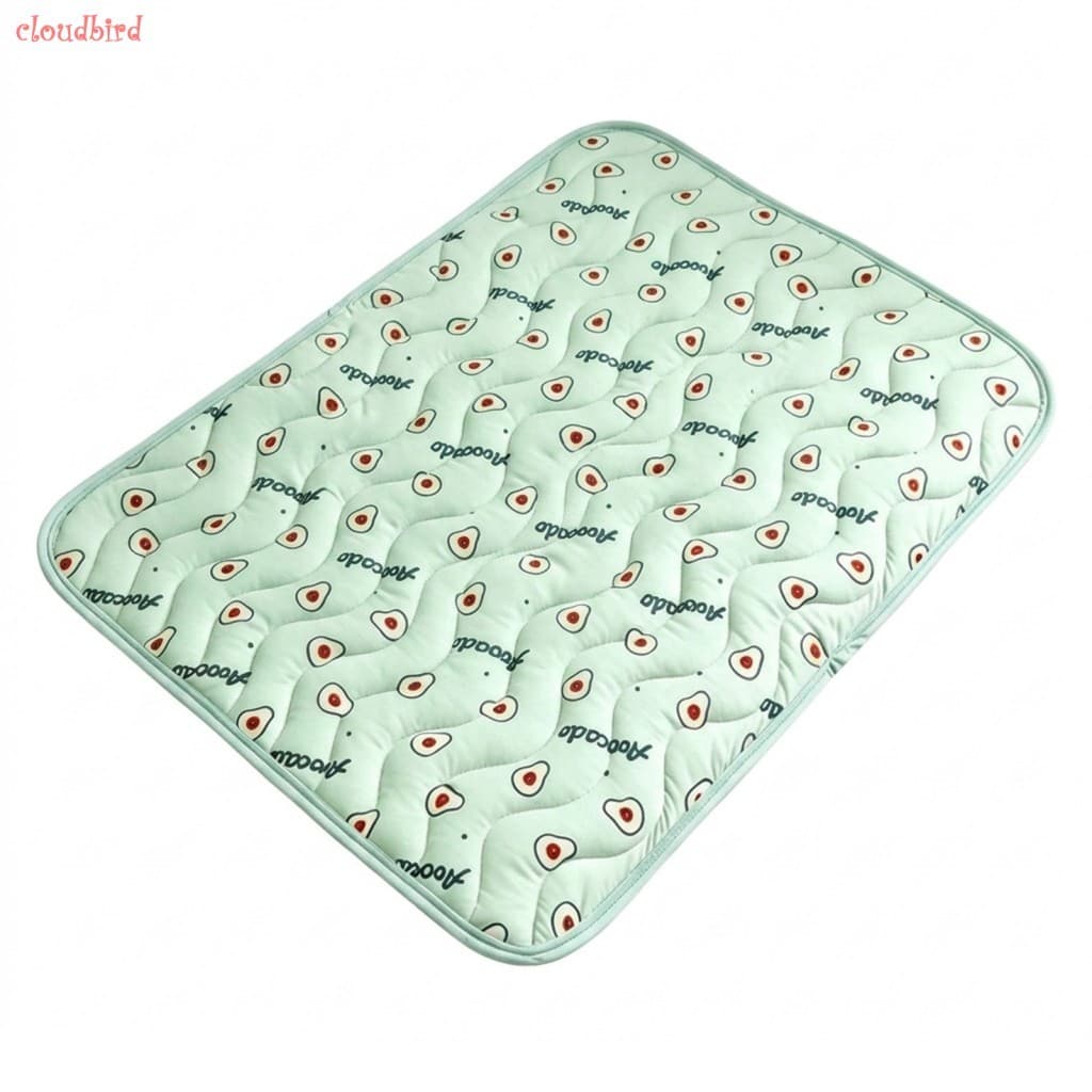 Tapete Refrescante Para Animais De Estimação-Cama De Verão De Seda Gelada Cães Com Fundo Antiderrapante