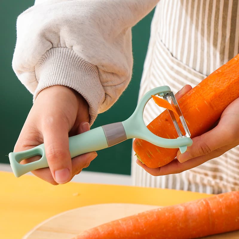 Descascador de Frutas e Legumes em Aço Inoxidável para Uso Doméstico, Utensílio de Cozinha ANQS