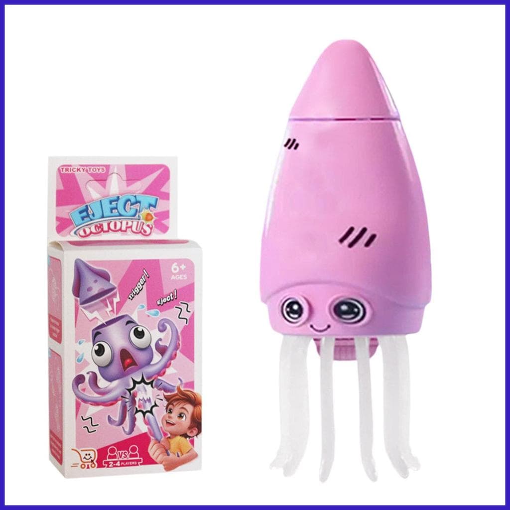 Ejetar Brinquedos Fluorescente Polvo Tentáculo Jogo Divertido Brinquedo De Mesa Novidade Gags Piada Brincadeiras Extrema