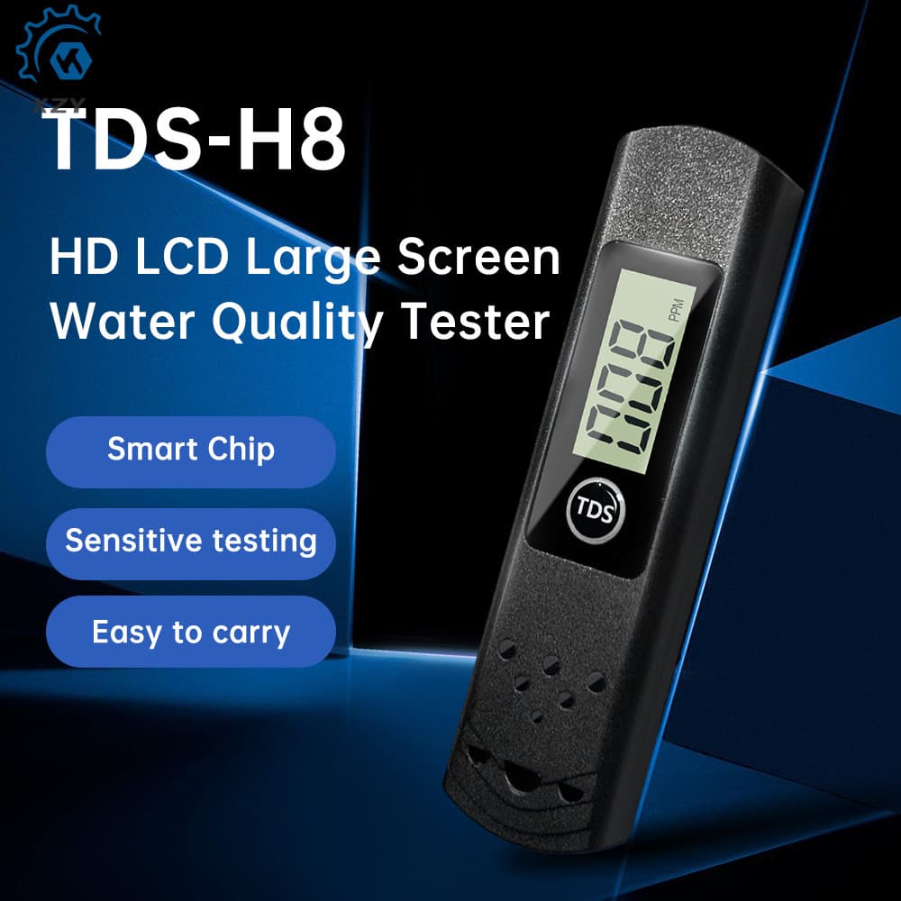 TDS-H8 Detector Portátil De Qualidade Da Água De Função Única LCD De Alta Definição Testador De Tela Grande