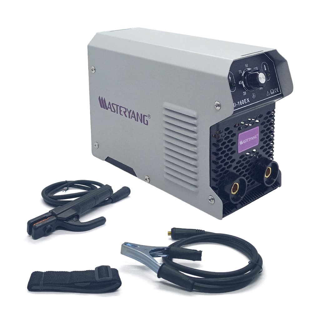 Máquina Inversora de Solda Portátil 160A MMA Eletrodo Revestido Sem Gás 220V 50/60Hz + Acessórios