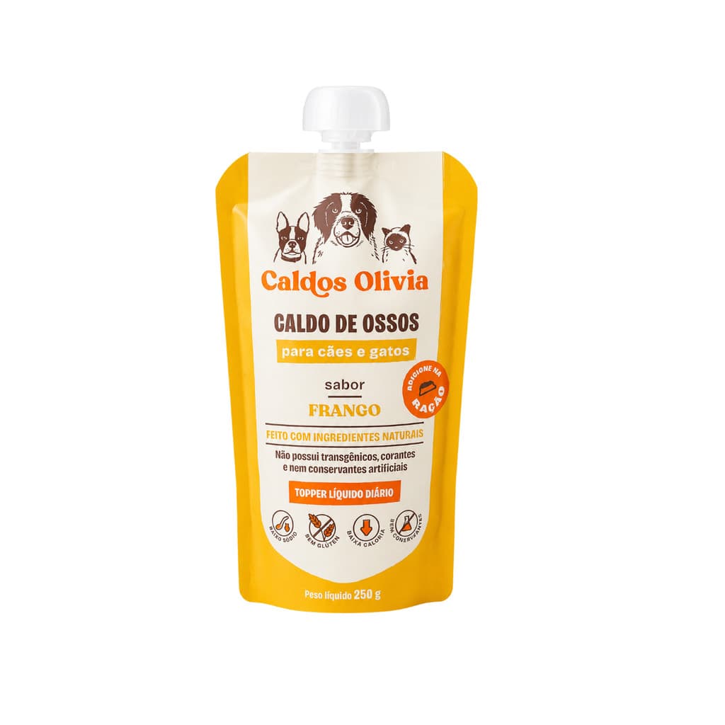 Caldo de Ossos Frango Olivia 250g