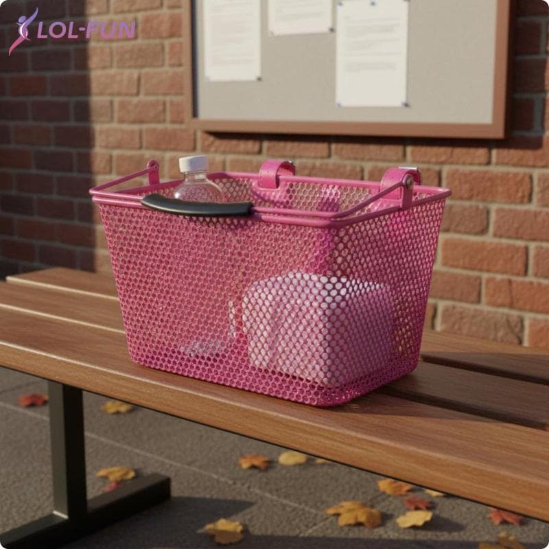 [Brcolaxi1] Cesta De Ciclo Infantil Fácil De Instalar Design De Malha De Bicicleta De Metal Para Ciclismo