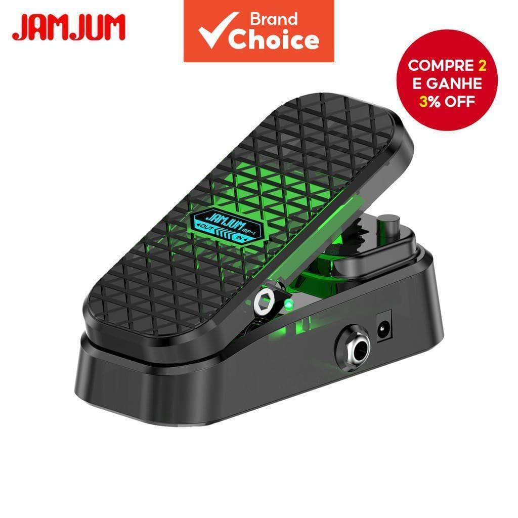Pedal De Volume JAMJUM Wah Com Design Antiderrapante Silencioso E Sem Necessidade De Energia Para Efeitos De Amplificado
