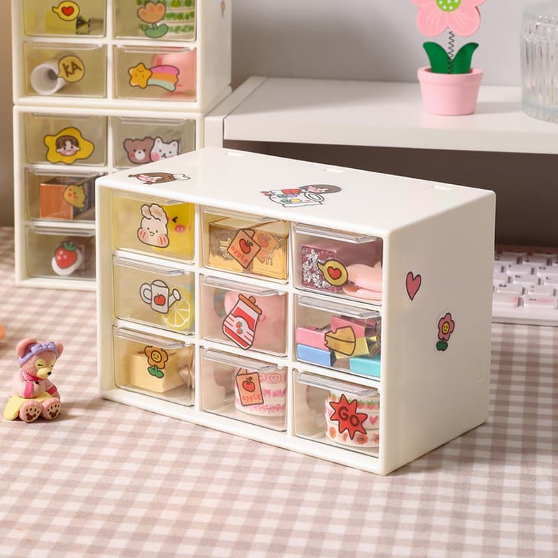 Princesa decoração do quarto mesa decoração do quarto menina Desktop bonito jóias japonês pequena mesa de cura