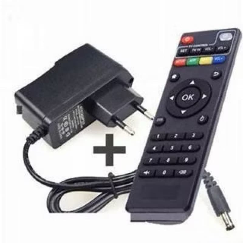 Kit  Fonte Universal Para Smart Box + TVControle Universal Para Smart Box TV