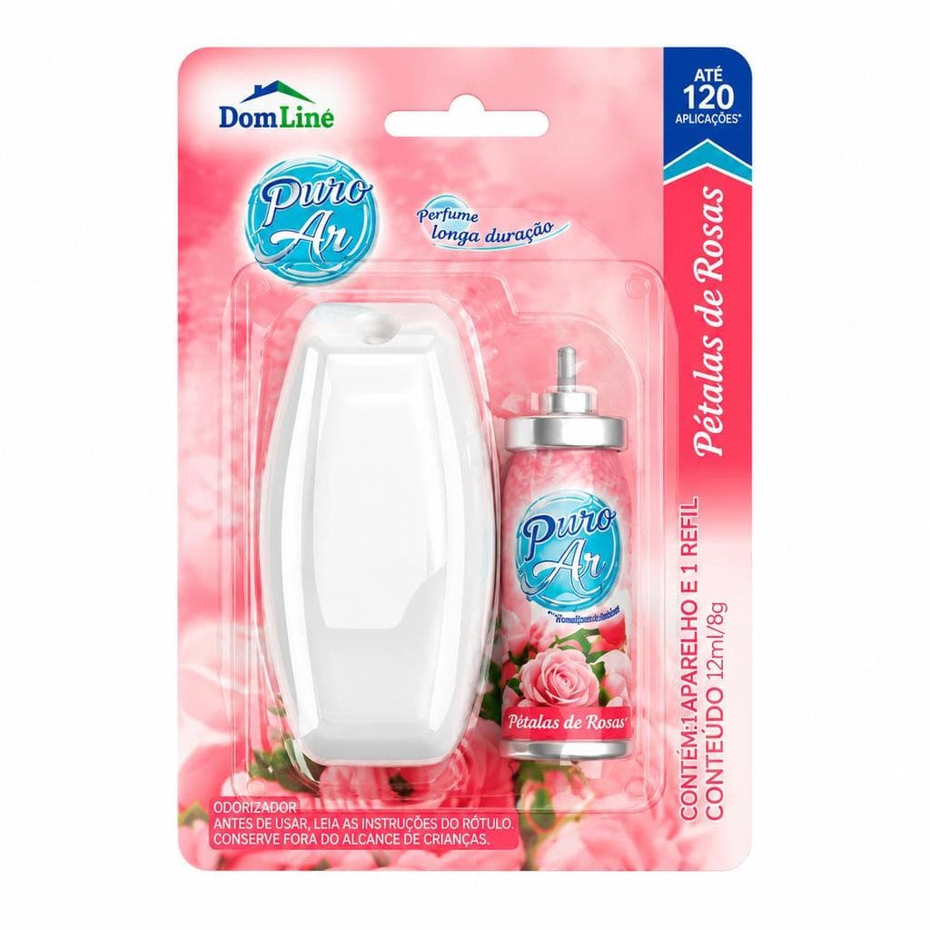 Kit 3 Neutralizador Puro Ar Rosas 12ml com Aplicador Aromatizador de Ambiente