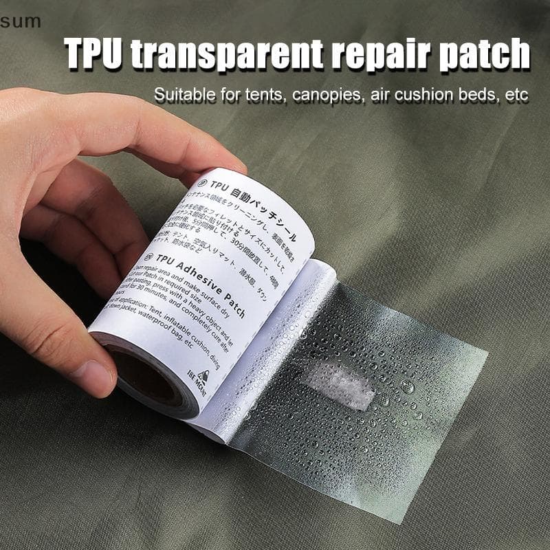 [sum] Remendo De Reparo Transparente Tpu , Fita De Barraca , Vazamento À Prova D'água BR