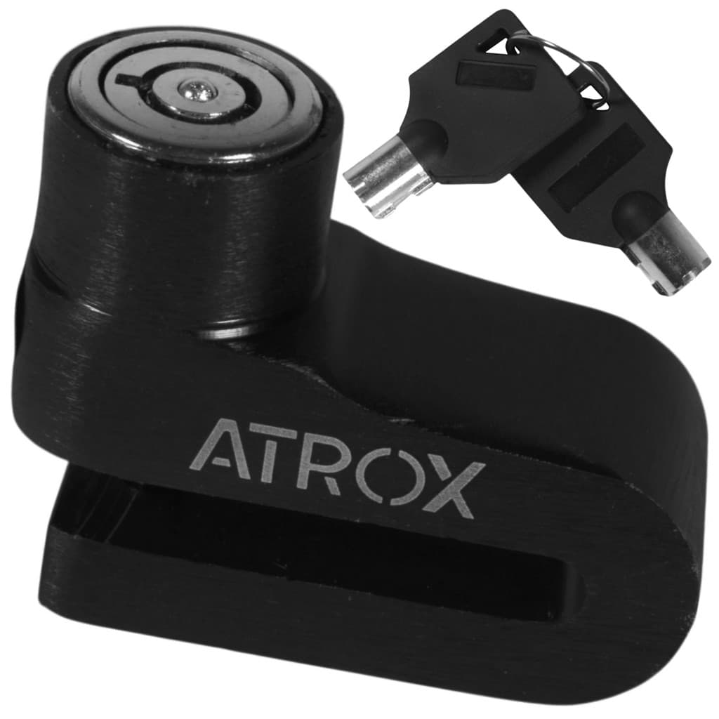 Trava disco cadeado segurança moto modelo chato comprimento interno 35mm com chave