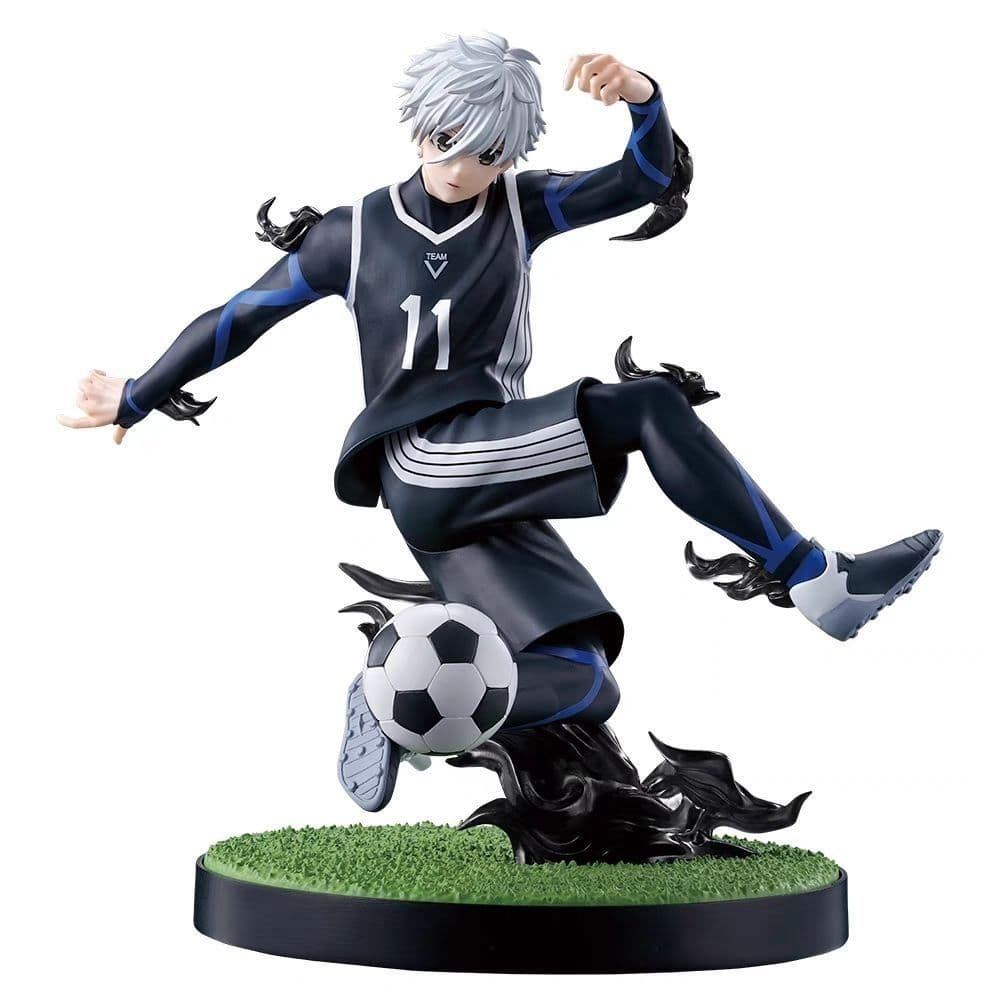 igura Isagi Yoichi Blue Lock, Camisa 11 Forward, Estátua PVC Colecionável de Futebol