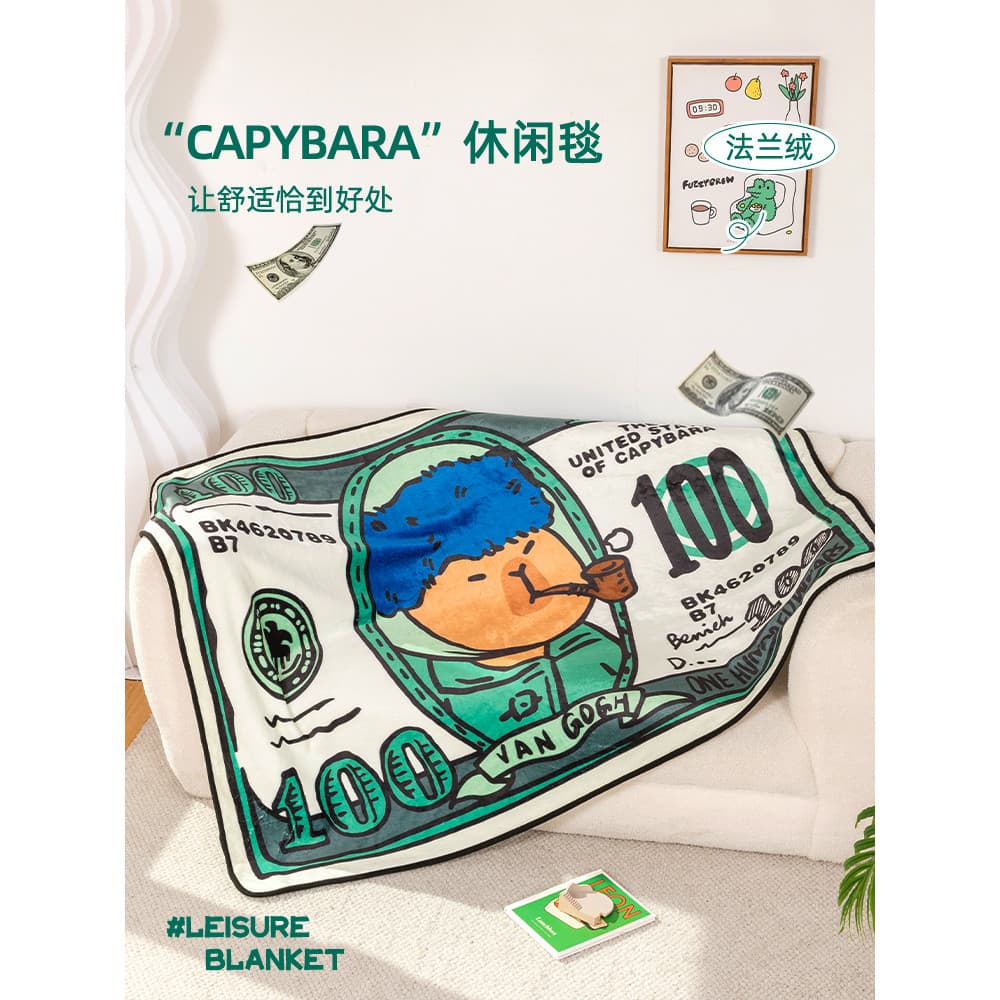 Dólar americano ar condicionado cobertor escritório xale almoço pausa cochilo pequeno cobertor dia de verão cobertor esp