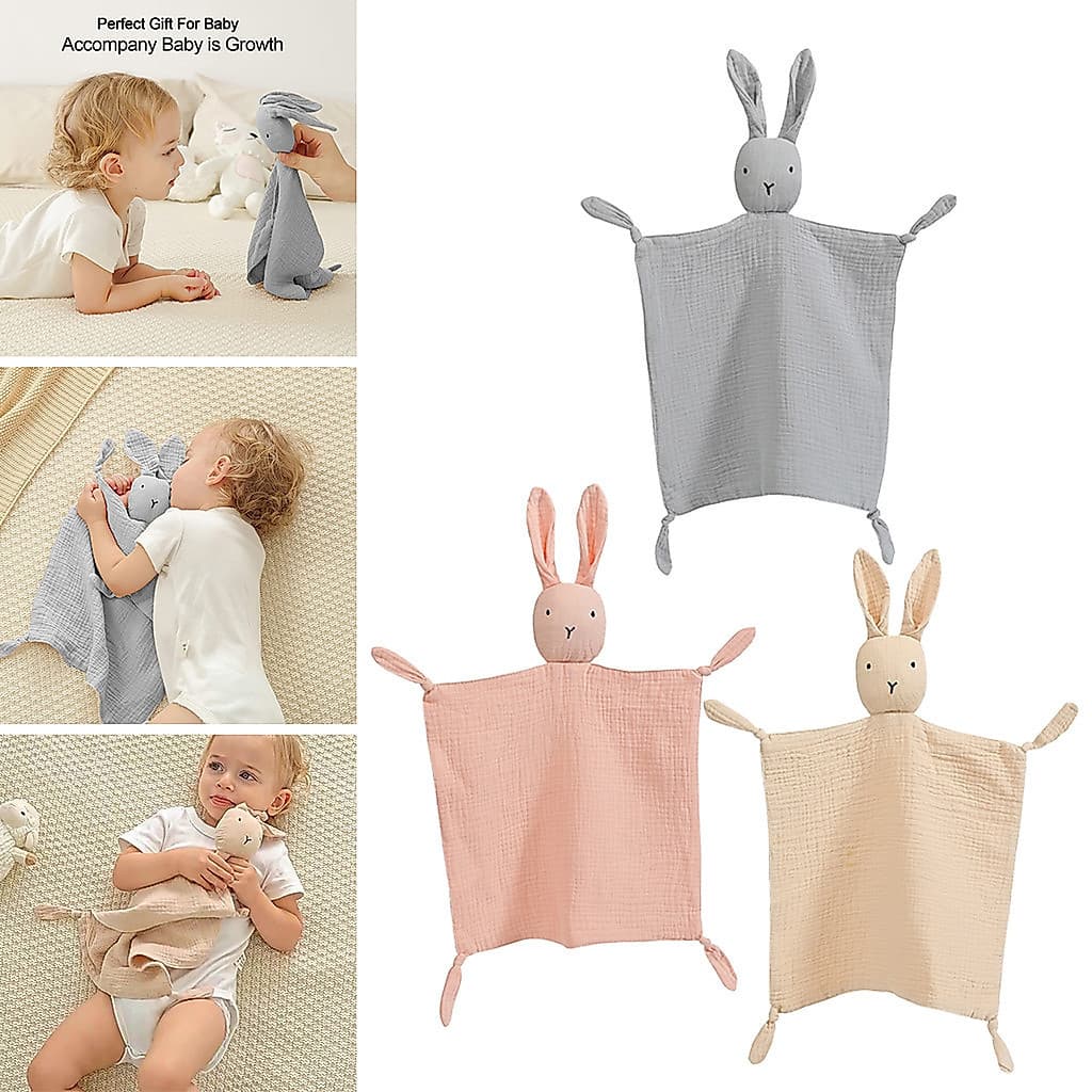 Musselina Bebê Conforto Toalha Macia Recém-Nascido Dormir Bonecas Crianças Moda Brinquedo Do Sono Acalmar Apaziguar Baba