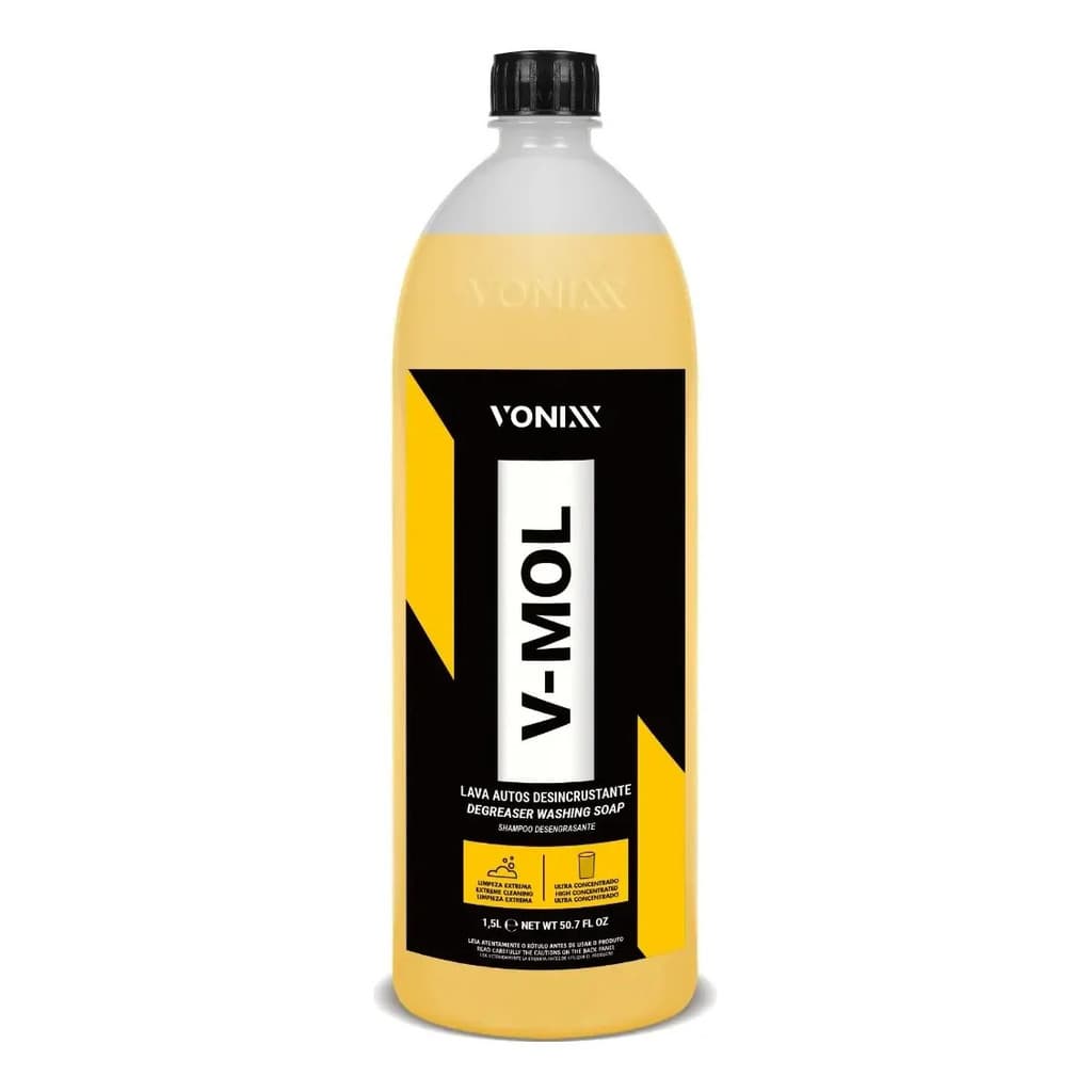 V-mol 1,5lt. Shampoo Desengraxante Lavagem Automotiva Vonixx