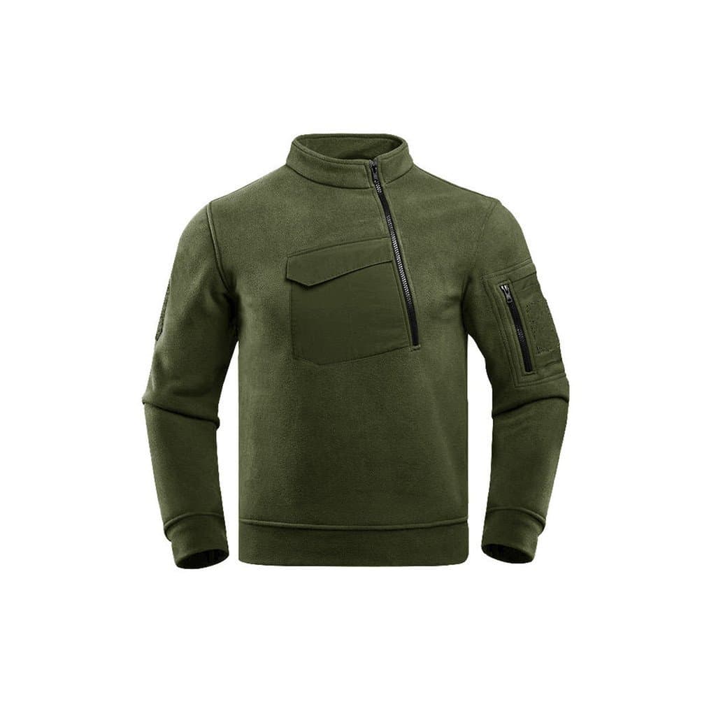 Cross-Border novo estilo tático jaqueta de lã outono inverno ao ar livre forro de lã masculino engrossado pulôver térmic