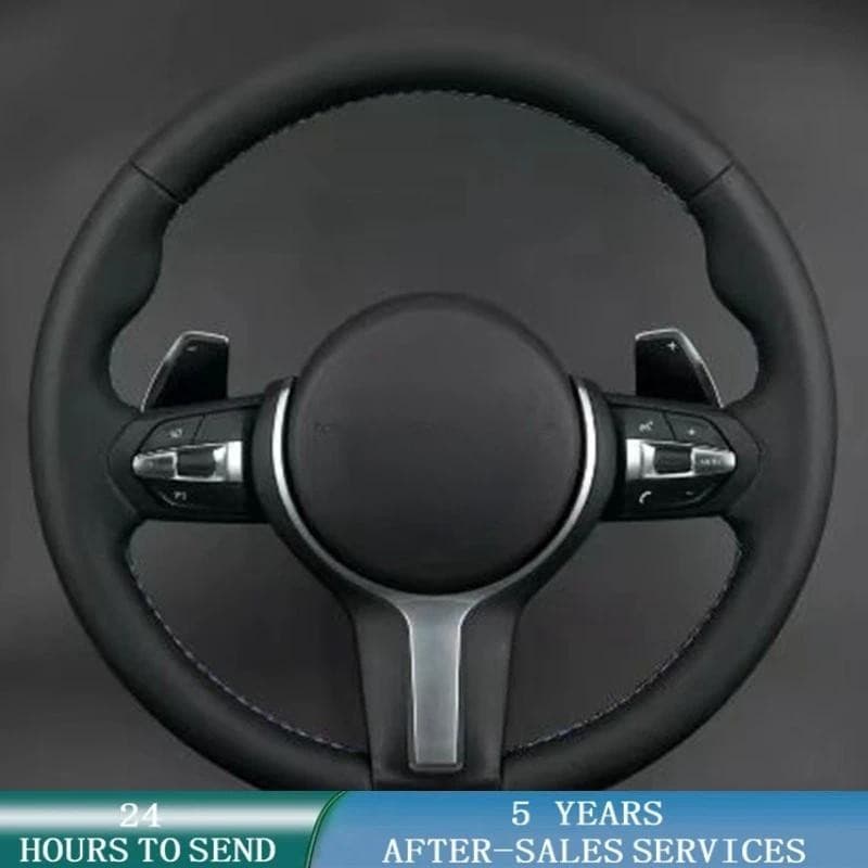 Capa De Volante De Carro Personalizada Trança De Couro Para BMW F87 M2 F80 M3 F82 M4 M5 F12 F13 M6 F85 X5 M F86 F33 X6 F