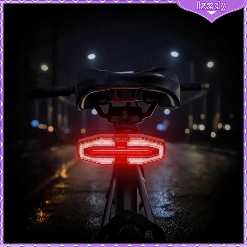 [Lszdy] Luz Traseira De Bicicleta De Segurança Com Sinais De Mudança De Advertência Sem Fio Piscando Ultrabrilhante Para