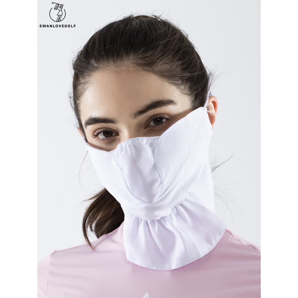 Nova máscara protetora solar de golfe feminino verão Anti-ultravioleta pescoço proteção respirável de secagem rápida gel
